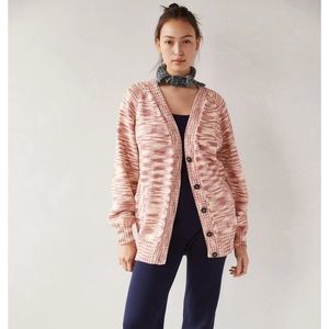 Misha & Puff Rose Blush Space Dye Long Cardigan